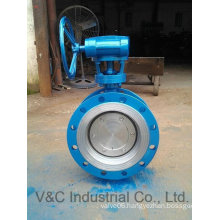 Pneumatic Flanged End High Performance Butterfly Valve From China